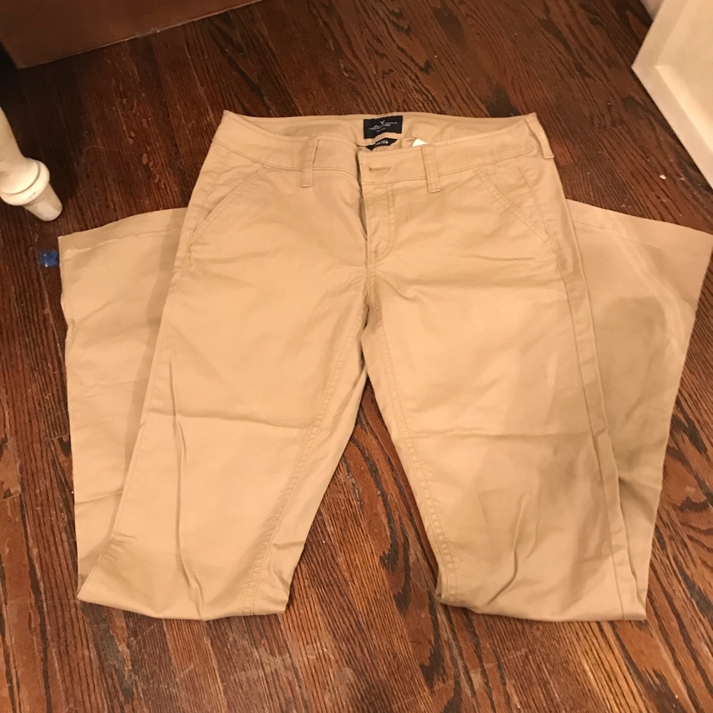 American Eagle Khaki School pants